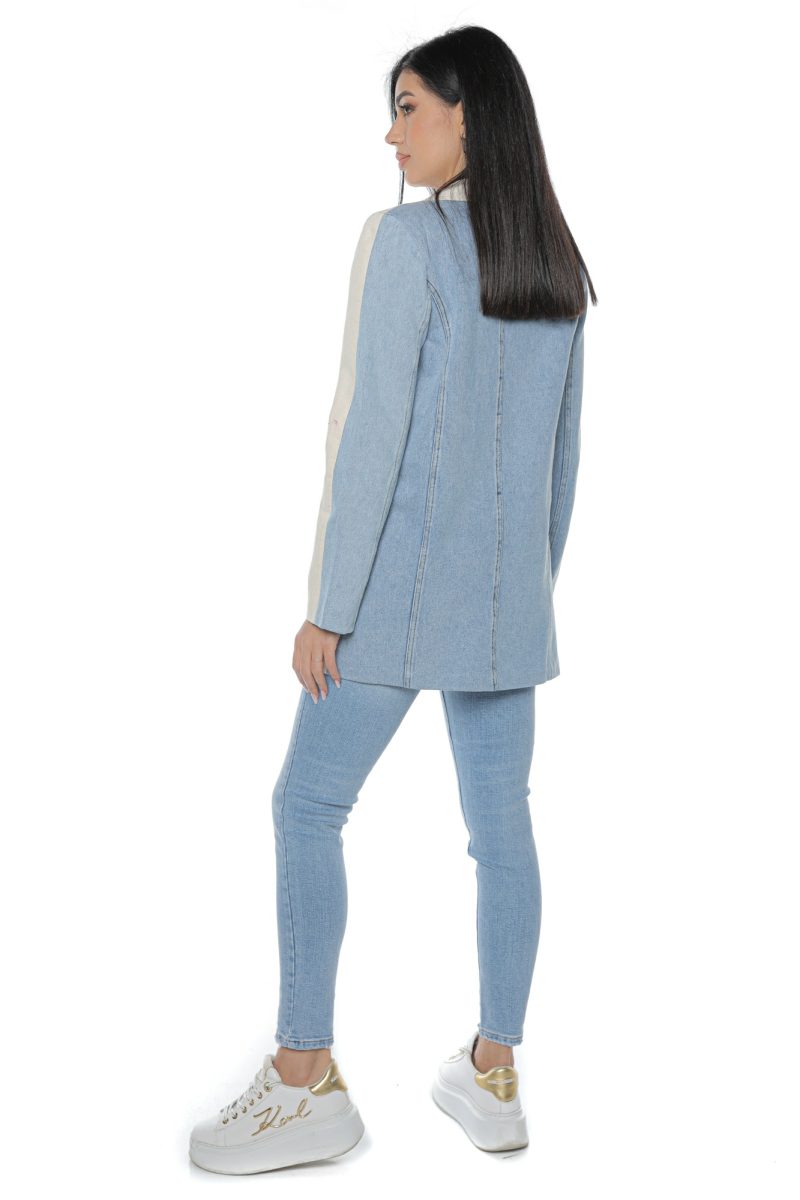 Blugi Damă Bleu Deschis Skinny Sofia - imagine 5