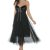Top Damă Negru Sidefat Ruby