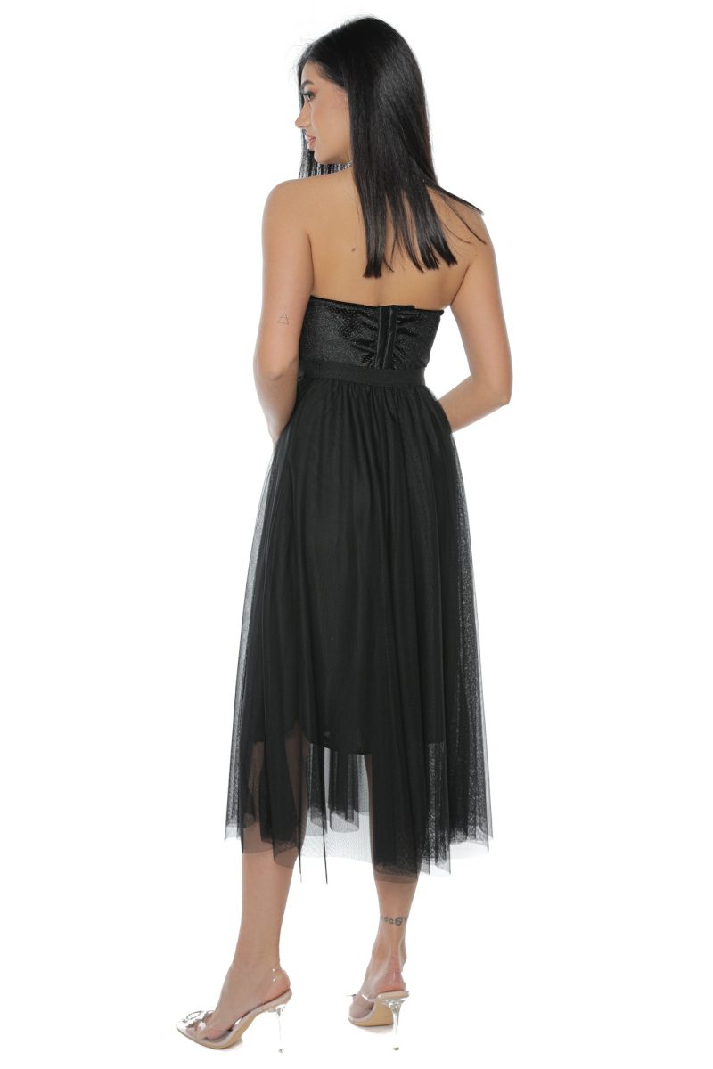 Top Damă Negru Sidefat Ruby